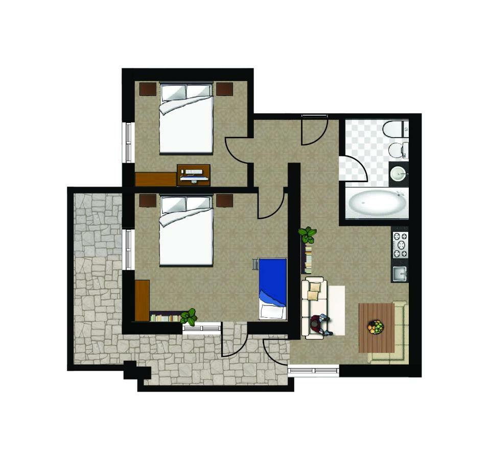 Apartments Fiordalisi 콜포소 외부 사진